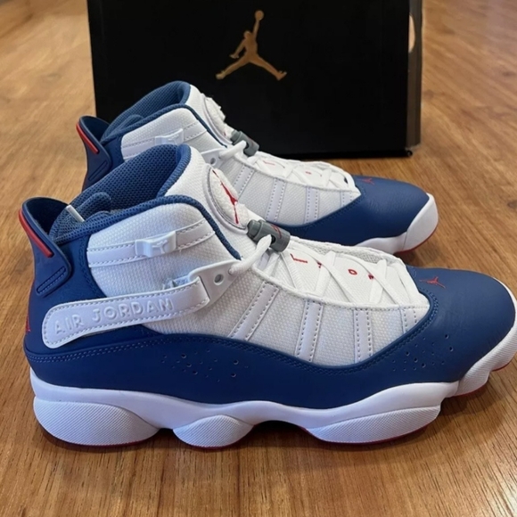 AIR JORDAN 6 RINGS *TRUE BLUE* MEN'S US SIZE 10.5 BRAND NEW IN BOX - Picture 3 of 10
